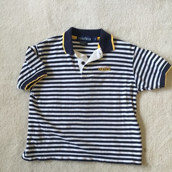 Nautical Striped Polo shirt size 5 - Picture 2 of 5
